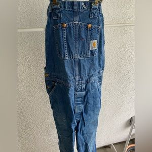 Carhartt Mens Denim Bib Overall